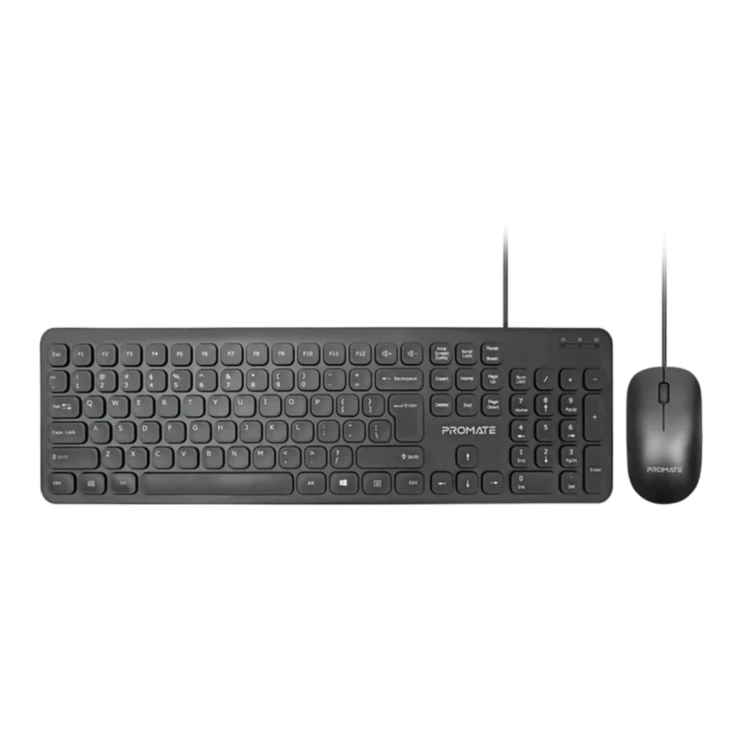 PROMATE QUIET KEY WIRED COMAPCT KB & MSE