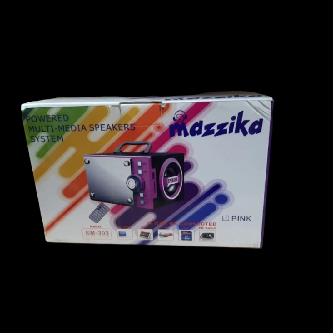 Speaker With Flash I/P+SD Card/Radio/Remote/Charging (SPK-303)