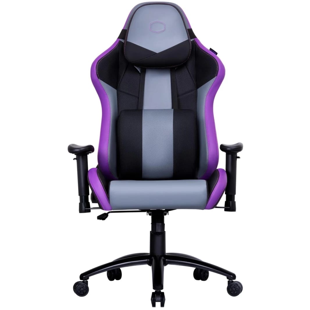 Cooler Master Caliber R3 Gaming Chair (Purple), Steel Frame, Ultra Comfortable Memory Foam & PU, 2D Armrest, Up To 180° Recline & 150KG Max Weight Load
