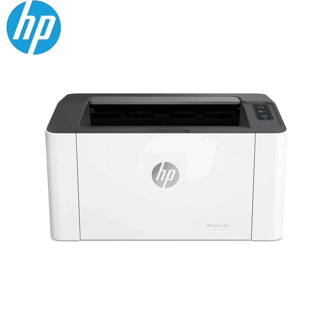 HP Laser jet 107w A4 Mono LaserJet Printer - Wireless For Home And Small Office