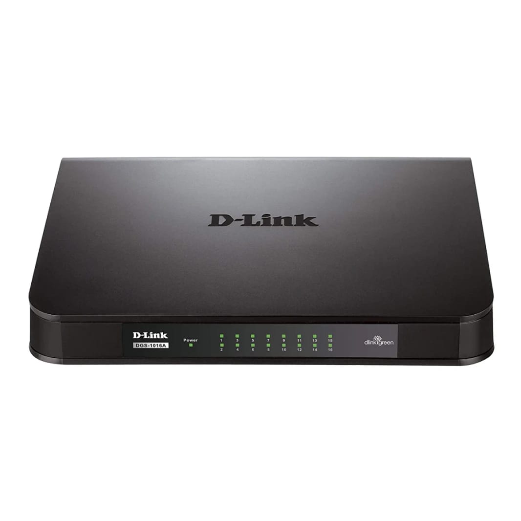 محول جيجابت غير مُدار ذو 16 منفذًا DGS-1016A