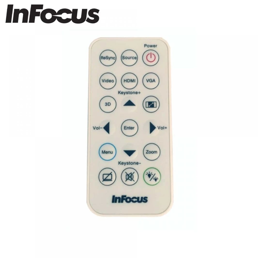 INTECHING IR29033 Projector Remote Control for InFocus INA-REMPJ001, IN110v, IN110xa, IN110xv Series, IN112v, IN114v, IN116v, IN112xa, IN114xa, IN116xa, IN112xv, IN114xv, IN116xv, IN119HDxa