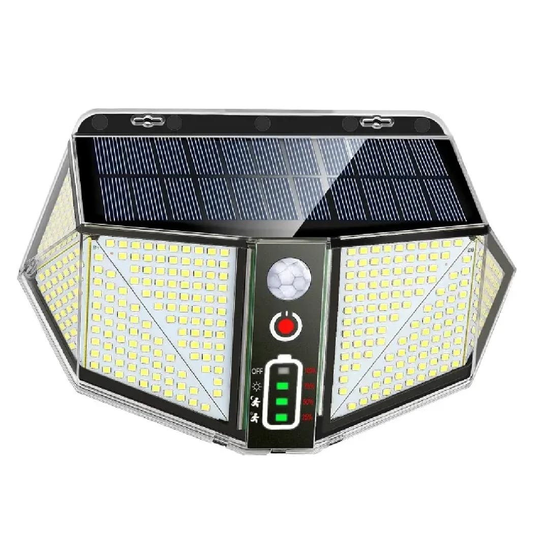 SOLAR WALL FLASHLIGHT WATERPROOF WITH SENSOR - COLD WHITE