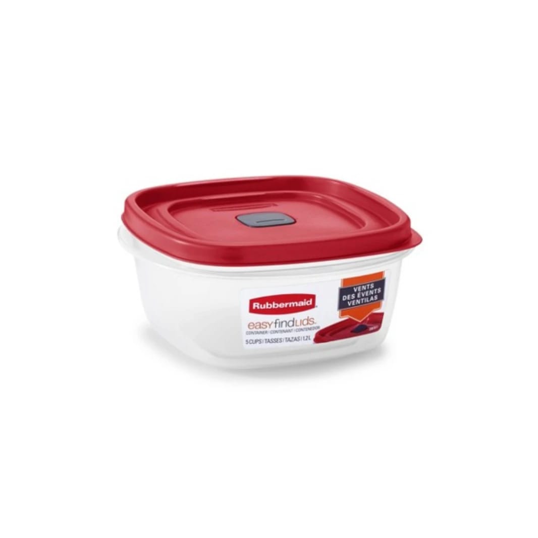 RUBBERMAID EASYFINDLIDS FOOD STORAGE CONTAINERS 1.2L