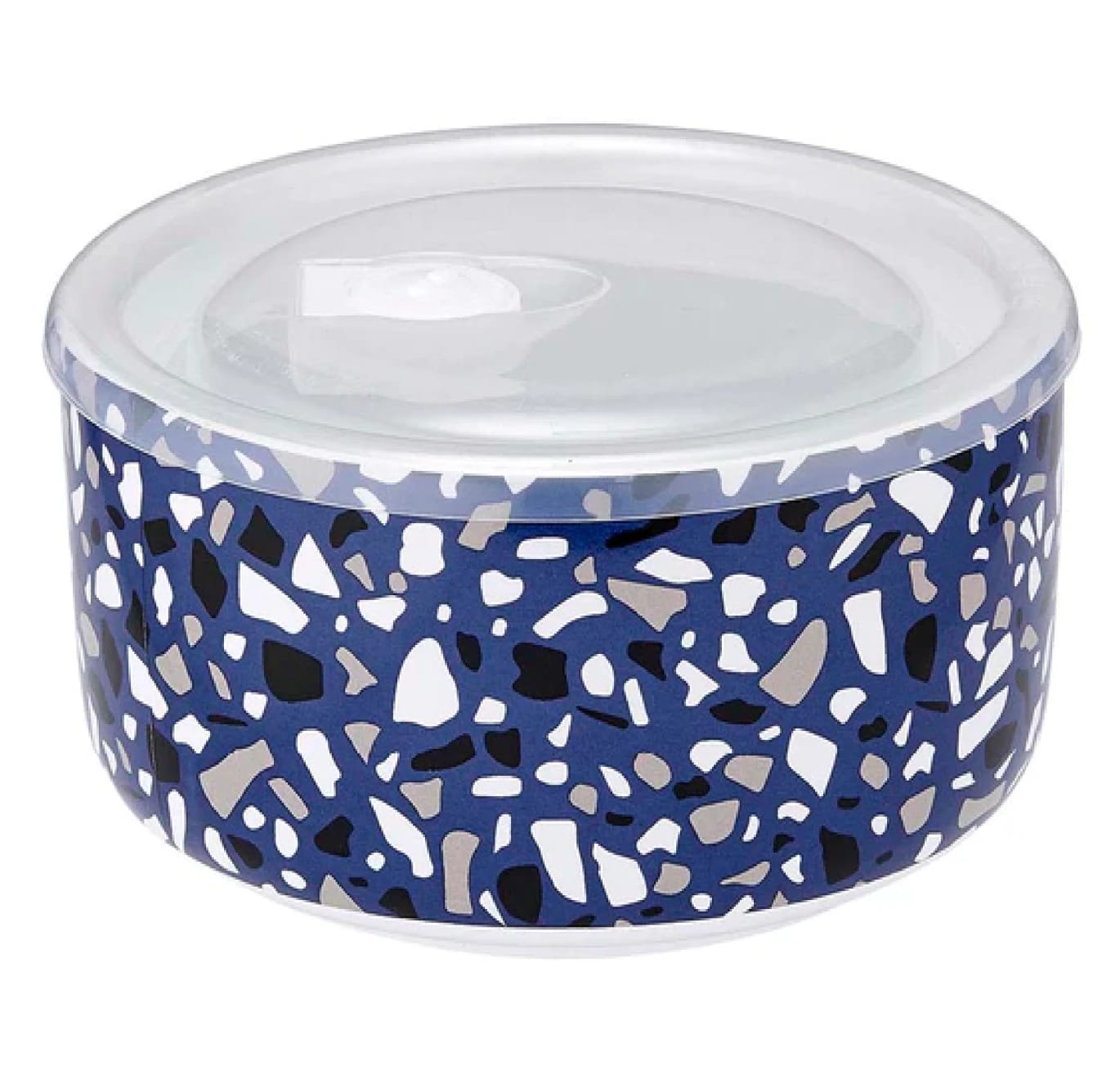 PREP LINEAR BLUE TERRAZZO MICROWAVE FOOD BOWL