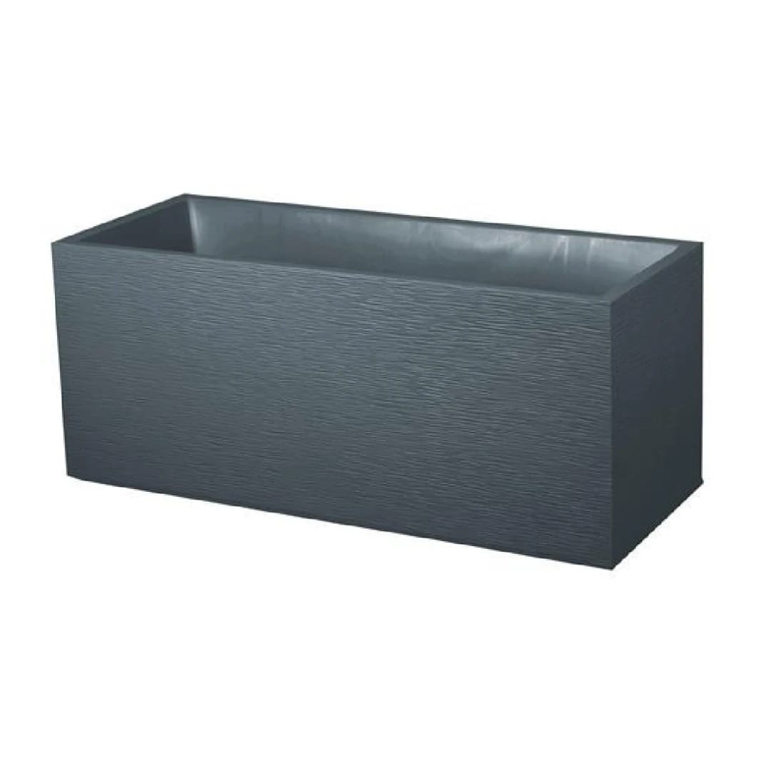 Gray plant pot, 98 liters, 99.5*39.5*43 cm