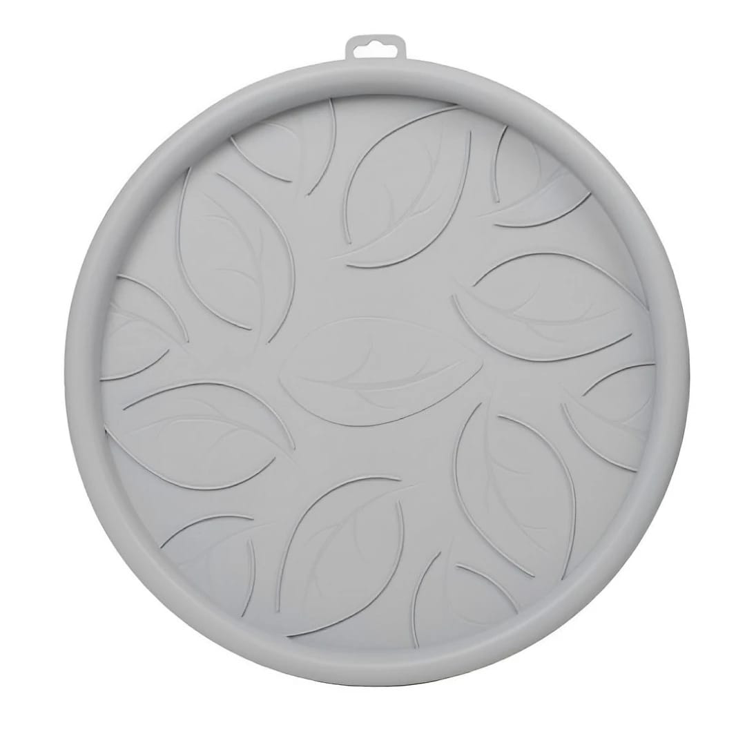 EDA ROLLER SAUCER 45 CM GREY