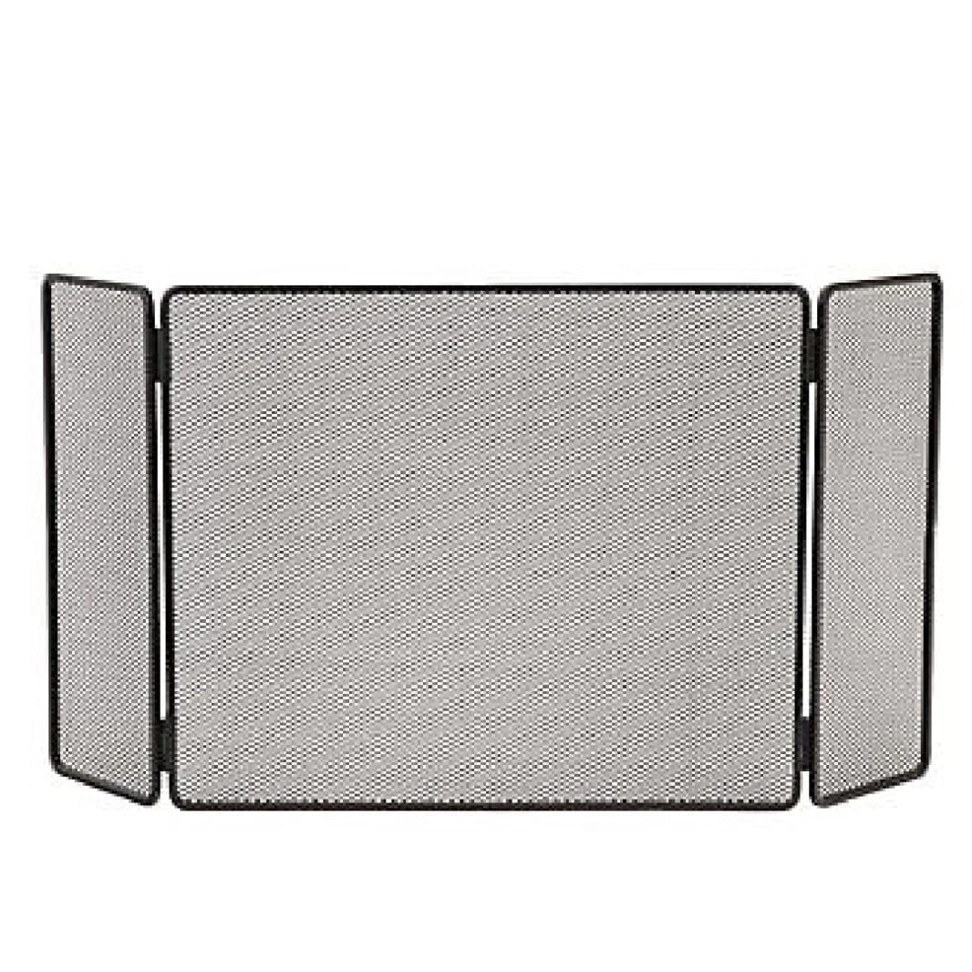 FIREPLACE SCREEN 60X90 BLACK