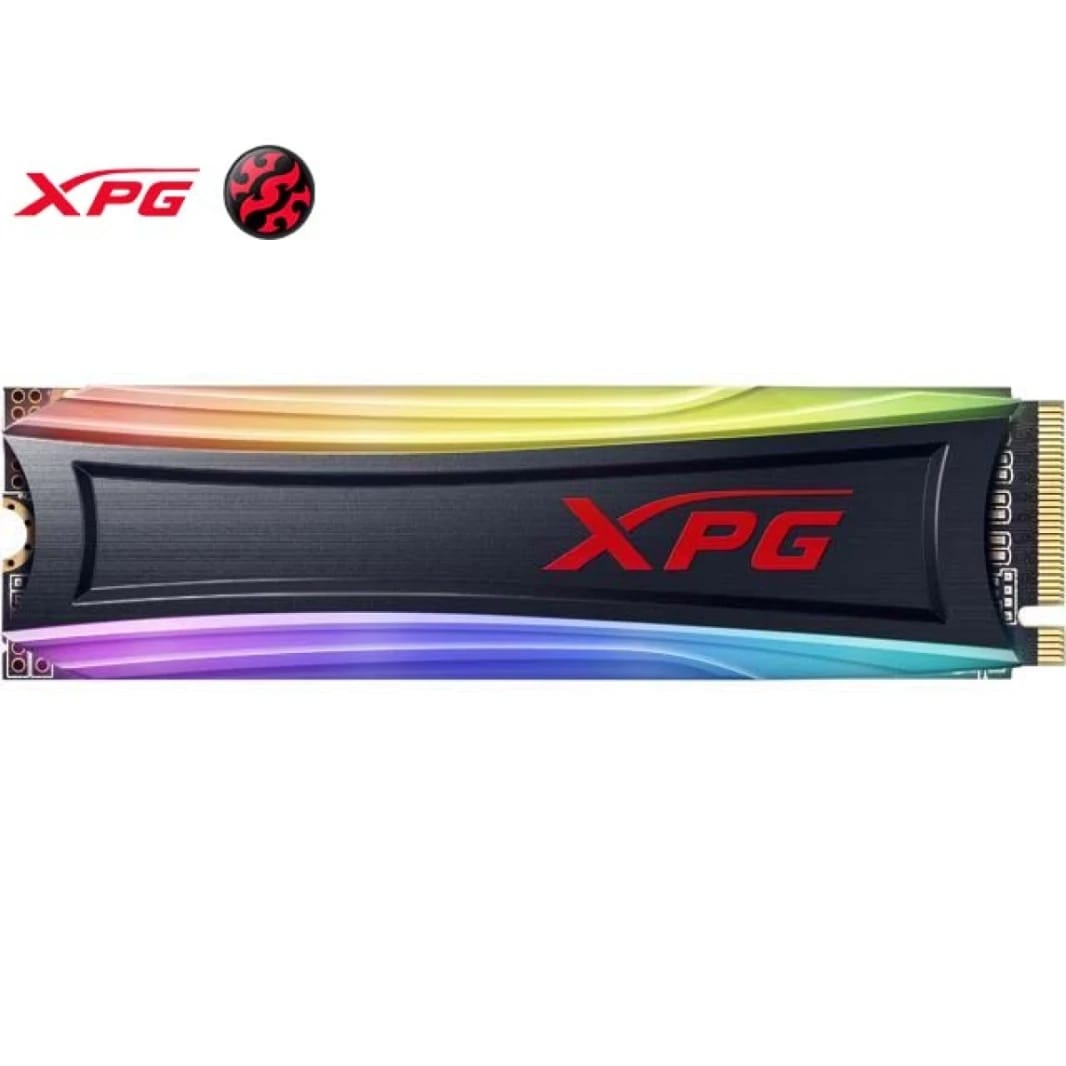 XPG S40G 256GB RGB 3D NAND PCIe Gen3x4 NVMe 1.3 M.2 2280 Internal SSD (AS40G-256GT-C)