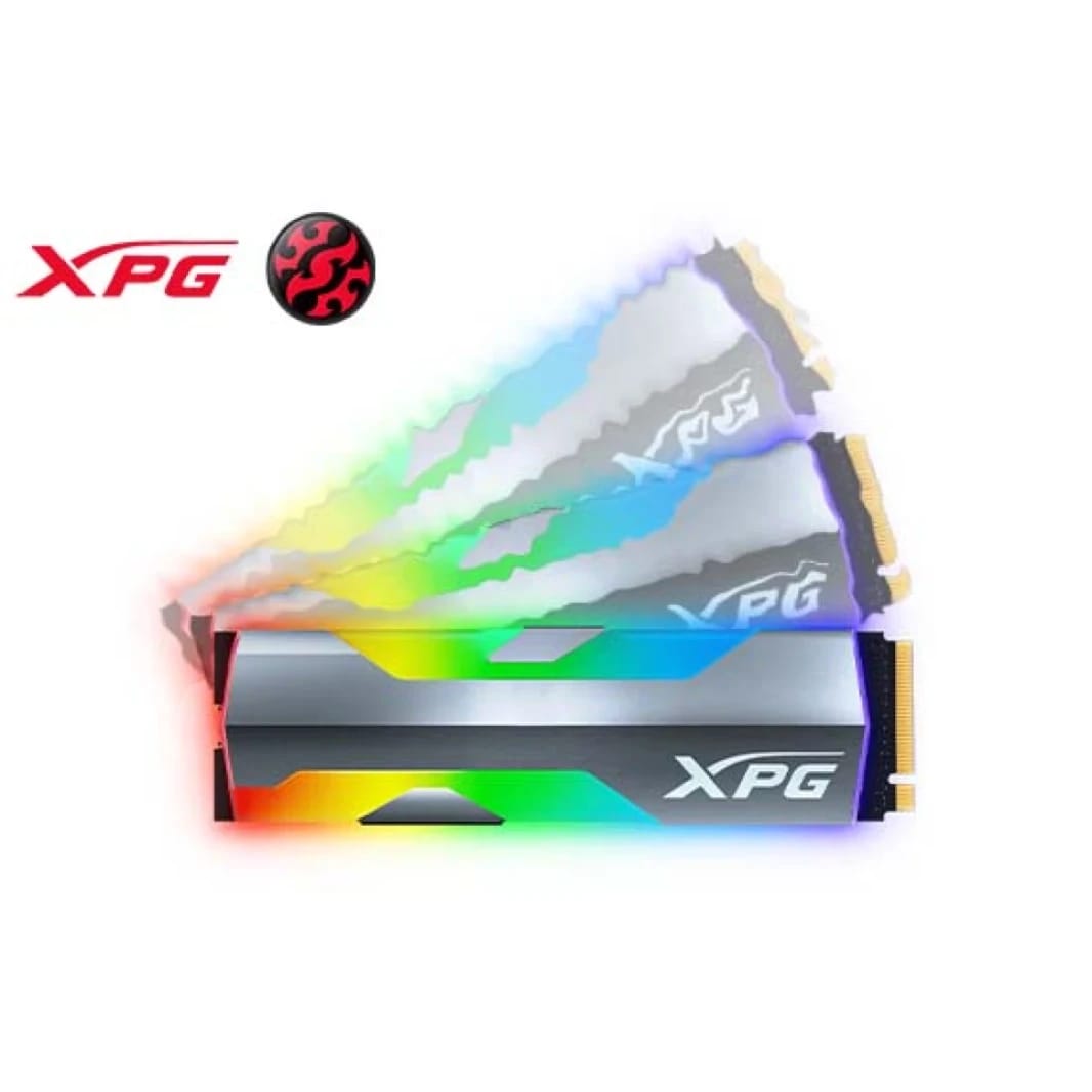 وحدة تخزين داخلية XPG Spectrix S20G بسعة 500 جيجابايت M.2 2280 PCIe Gen 3 x4