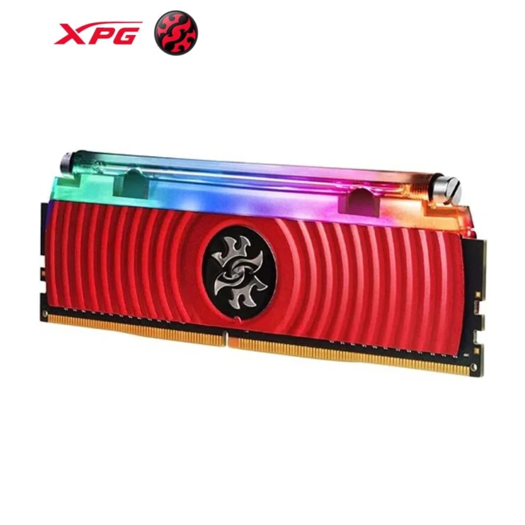 XPG SPECTRIX D80 RGB RED DDR4, 3200MHz, 16GB, Non-ECC, CL16, XMP MEMORY MODULE