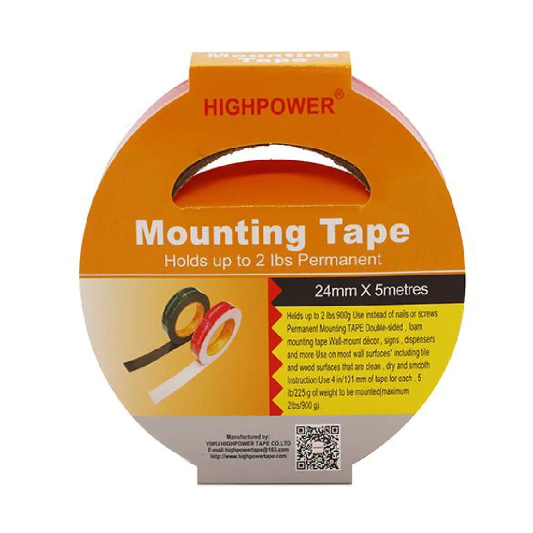 HIGHPOWER 2x50MMx5M Black Anti-Slip Tape