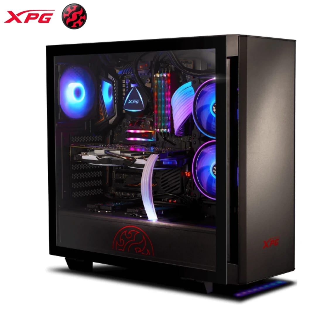 XPG INVADER Mid-Tower Gaming PC Chassis (Black)