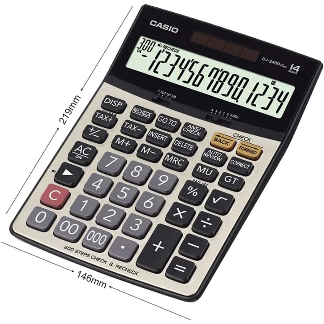آلة حاسبة كاسيو DJ-240D Plus