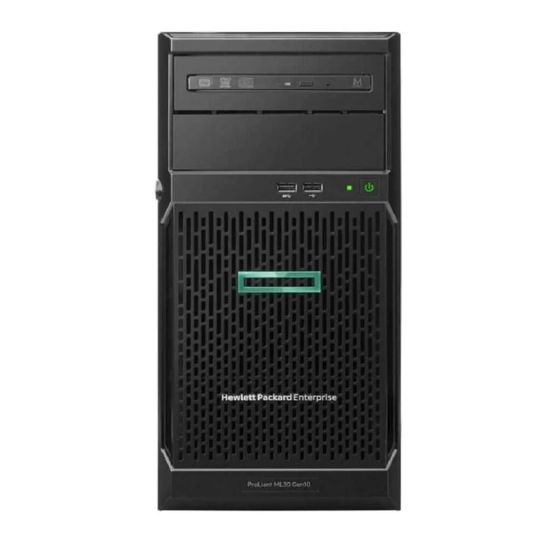 HPE ProLiant ML30 Gen10 E-2124 1P 8GB-U S100i 4LFF NHP 350W PS Entry Server with HPE 1TB SATA 6G Entry 7.2K LFF (3.5in) RW 1yr Wty HDD (843266-B21)