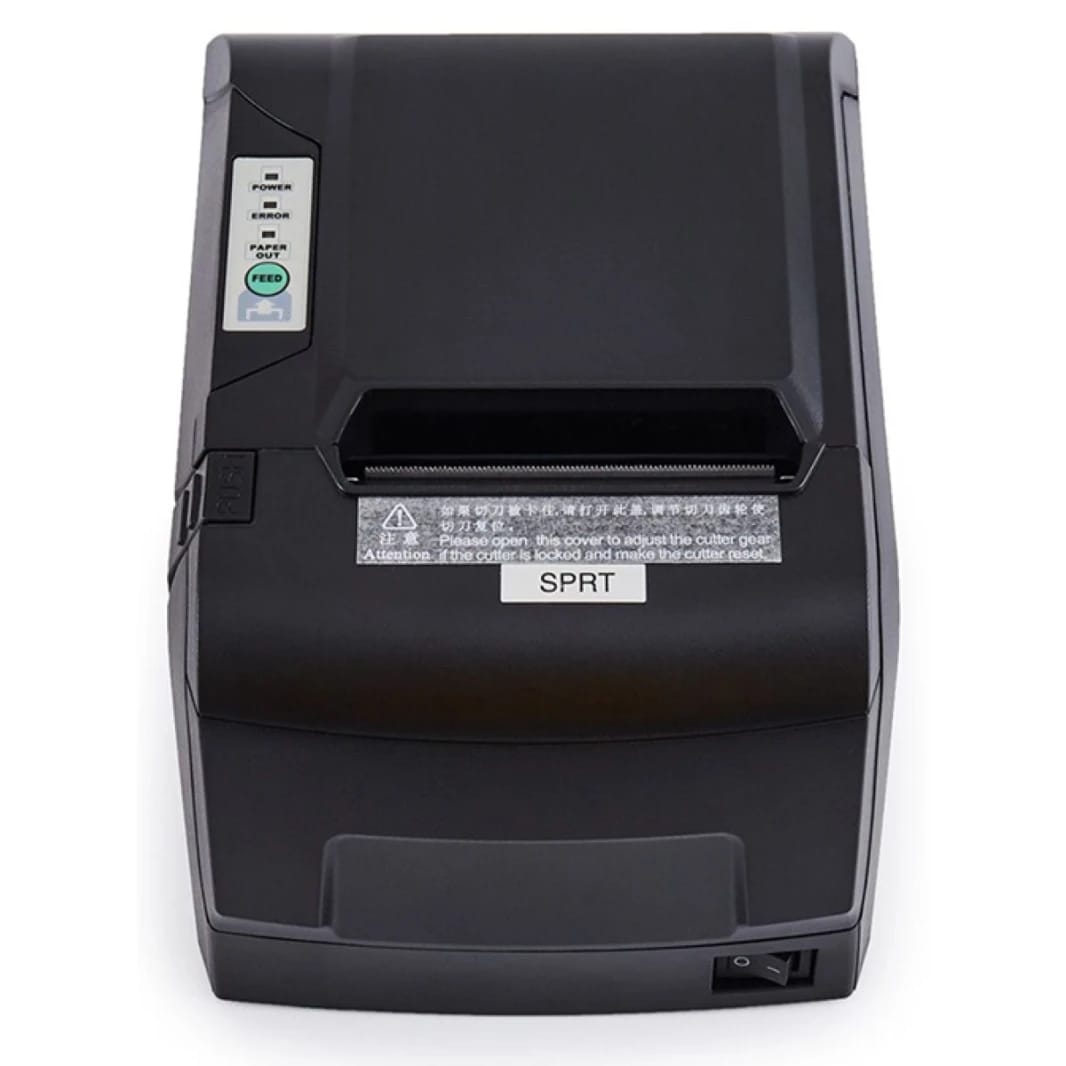 SPRT DIRECT THERMAL POS  PRINTER 250MM USB,SERIAL, ETHERNET Black  SP-POS88VMF
