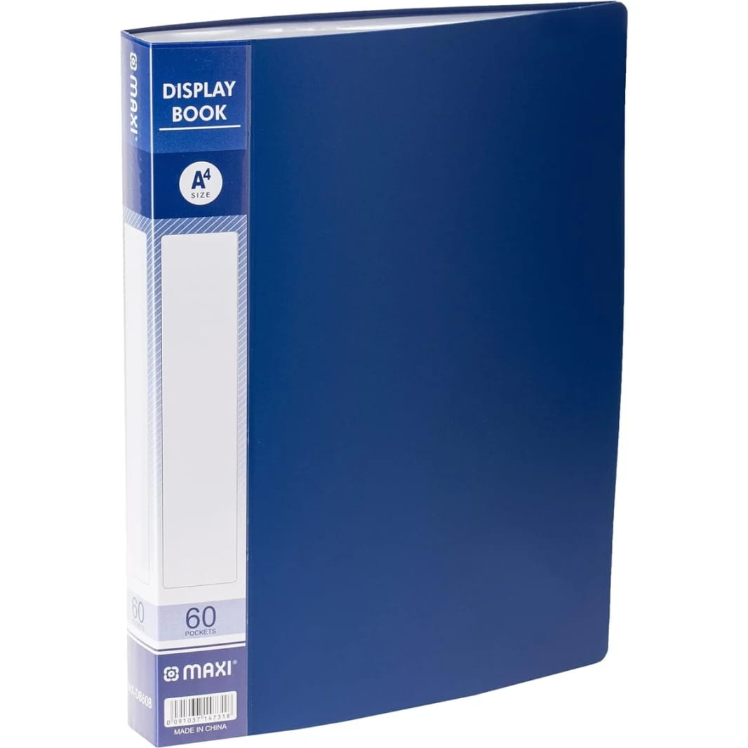 Clear Display Book 60 U Pockets A4 Size