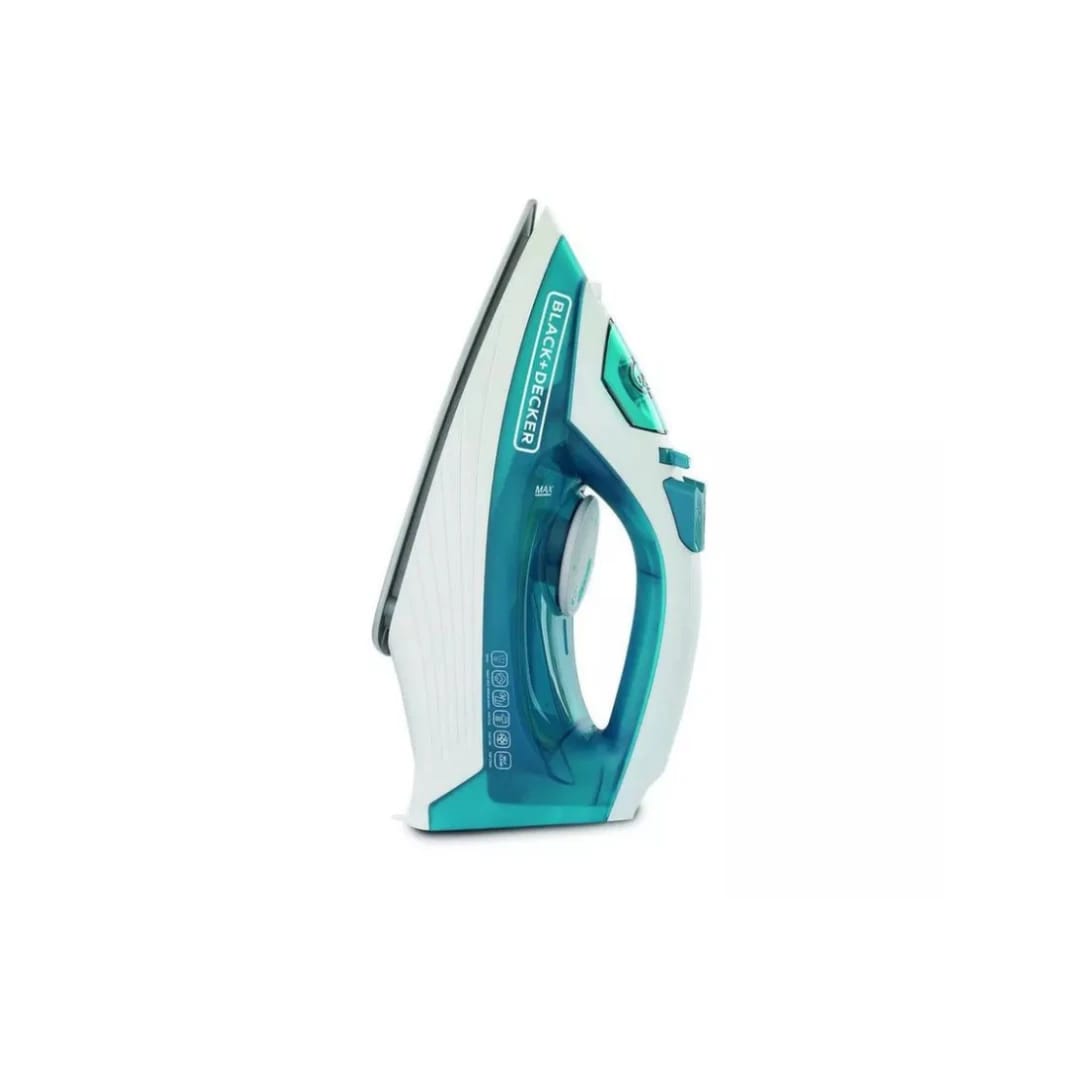 Black+Decker X1575-B5 Steam Iron مع Soleplate غير اللاصق ، 1600 واط