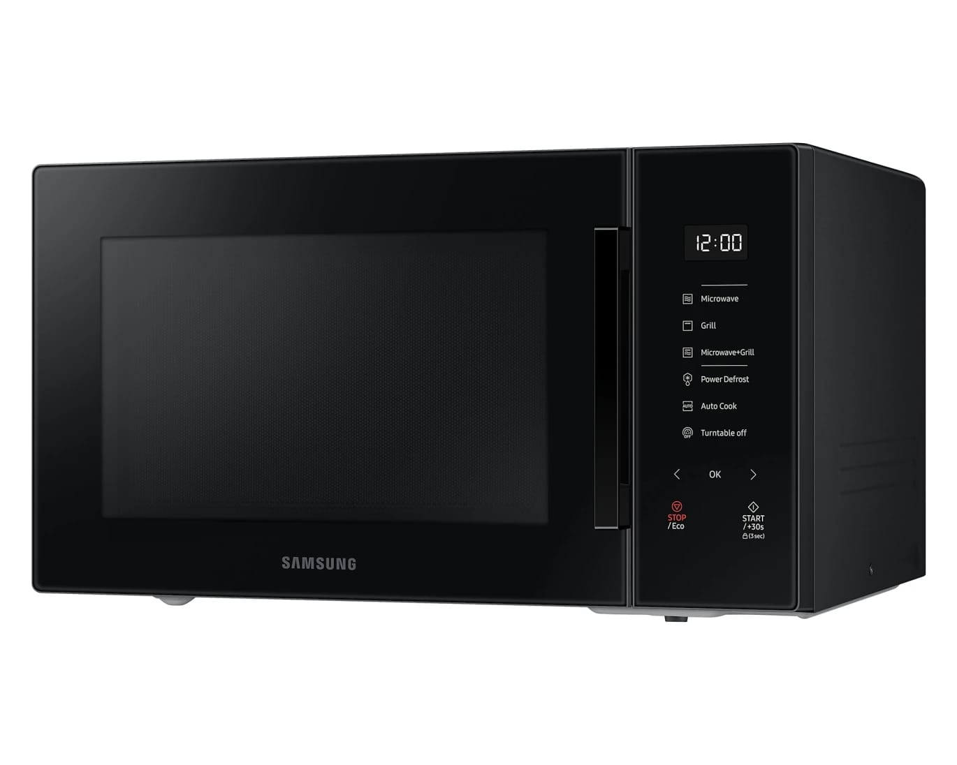 30L Bespoke Grill Microwave Oven -Grill Fry Pure Black
