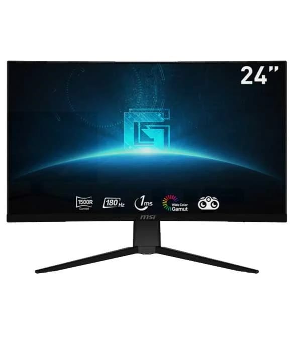 MSI Gaming Monitor g2422c 24” Inch VA 1920 X 1080 (FHD) Curvature 1500R 180HZ Freesync Premium Frameless Design Night Vision