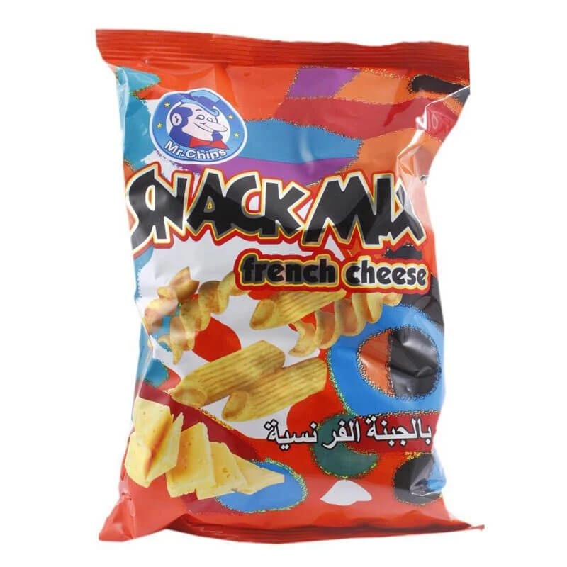Mr. Chips Snack Mix French Cheese Flavored Chips 90g