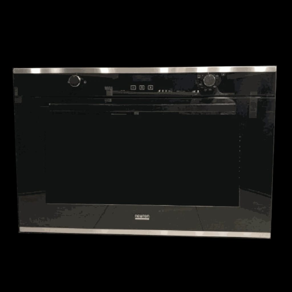 Built in Gas Oven 90cm 135Liter 2+1Fans - Black