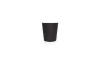 كوب ورقي 8 أونصة بجدار مزدوج أسود 500 / Carton