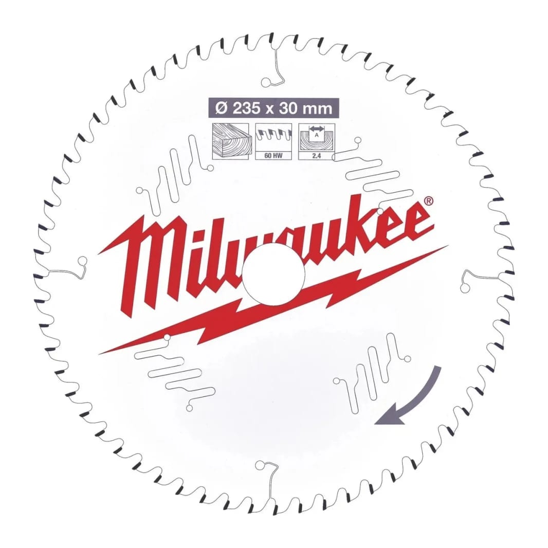 Milwaukee Circular Saw Blade CSB P W 235 x 30 x 2.4 x 60ATB