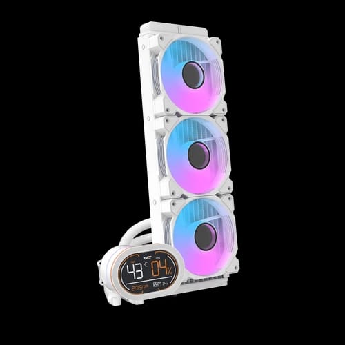 Darkflash DH360D CPU CPU CONDER (أبيض)