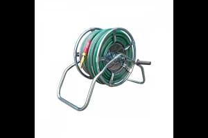 Al-Ayed blastic ball With a Green flex Water hose Gray line 1/2"x 30 Meters , warranty 5 years