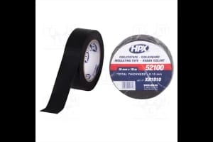 HPX-PVC Insulating tape - Black 19mm x 10m