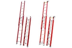 Walwen Fiberglass Two section extension ladder 2*8