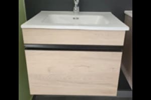 Ceramax Cabinet 60cm One Drawer Grey