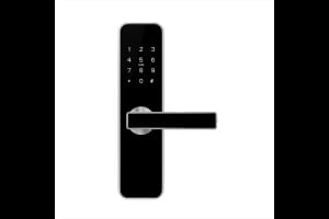 Bluetooth APP Finger print Mortise Lock Zink alloy Black H31B
