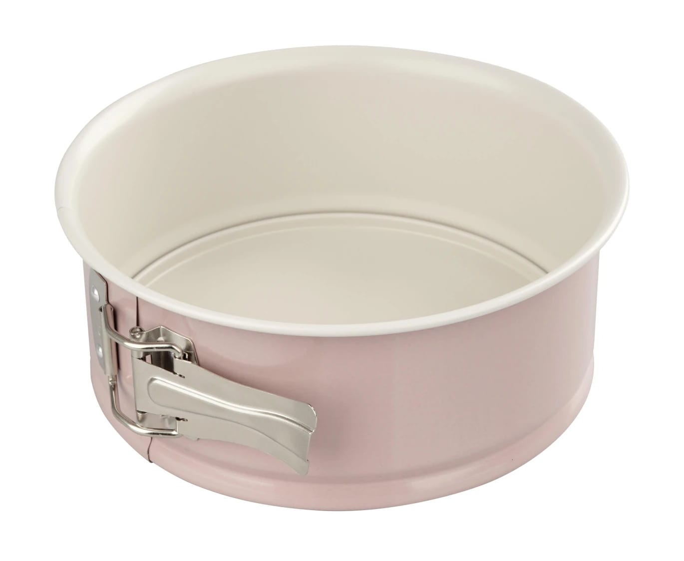 Dr. Oetker "Retro" Springform Steel Plate With Ceramic Reinforced Non-Stick Coating With High Rim, Rose/CrÃ¨me, 18X8 Cm