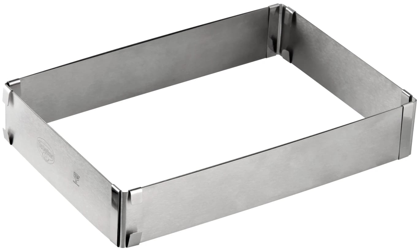 Dr. Oetker Adjustable Baking Frame, Silver, 24-46 Cm Hight Cm
