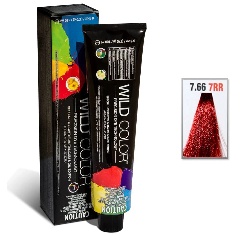 Hair Color Cream Red 7.66 7RR -180ML