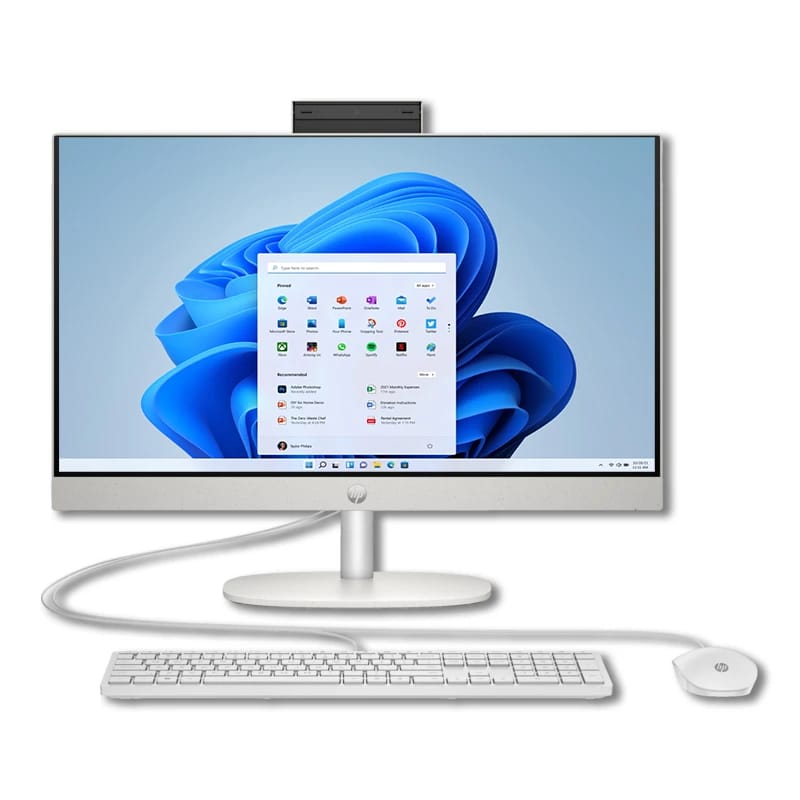 HP All-in-One 24-cr1004ne PC (Ultra 7-155U / 16GB DDR5 / 512GB NVMe SSD / Intel Graphics / 23.8″ FHD IPS Anti-glare / DOS) [ B3WU6EA ]