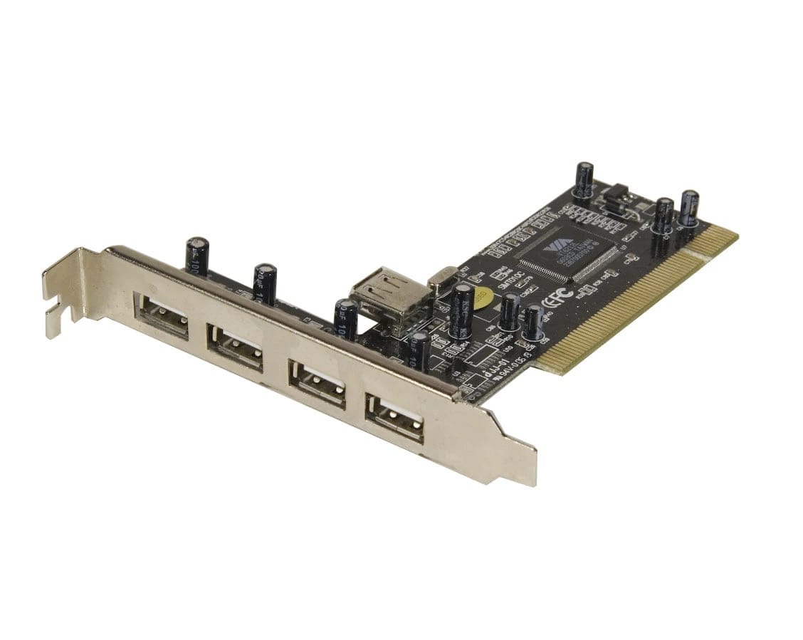PCI USB Card 4 منافذ
