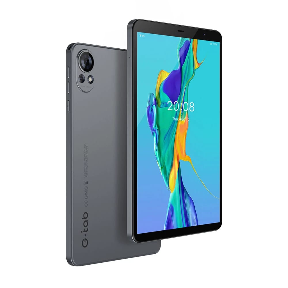 G-Tab Tablet T8 (8.0 ″ (800 × 1280 IPS) / Quad Core / 4GB RAM / 128GB التخزين / LTE / GRAY / Android 14) [T8]