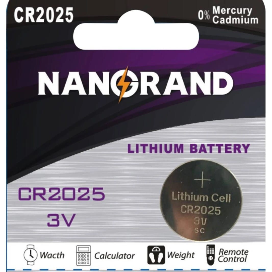 NANGRAND CR2025 3V Lithium Coin Cell Battery