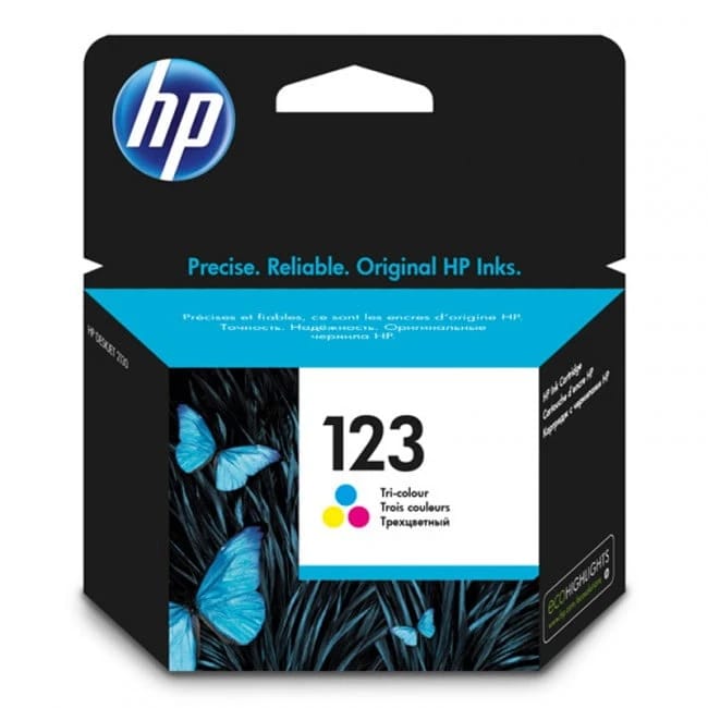 HP 123 Tri-color Original Ink Cartridge F6V16AE