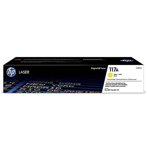 HP 117A أصفر خرطوشة الحبر الليزر الأصفر [W2072A]