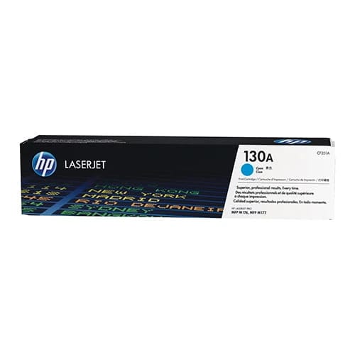 HP 130A Cyan Original Laserjet Toner Cartridge CF351A