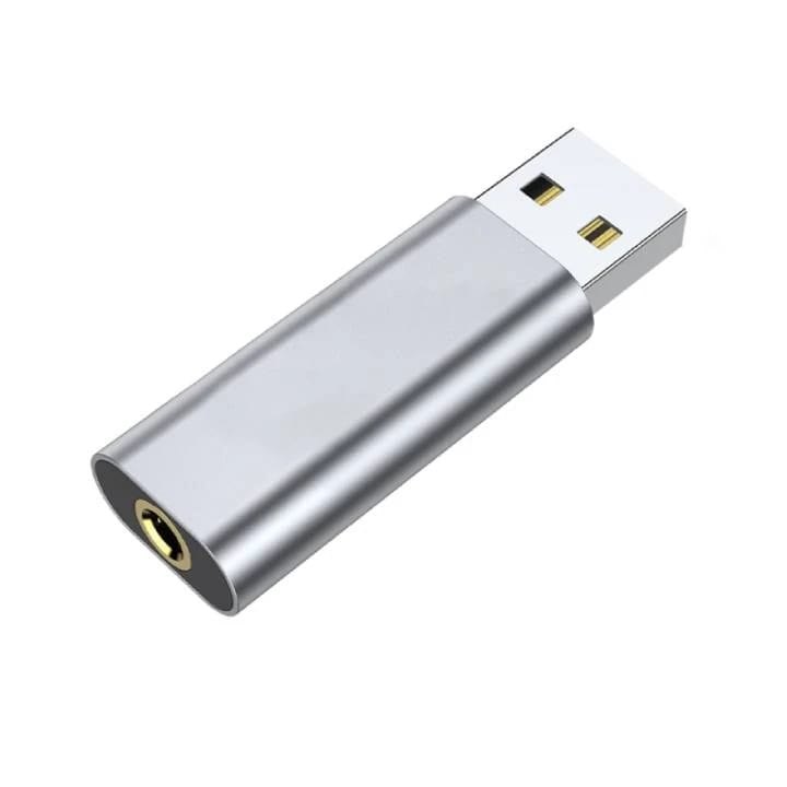 TRUSTING External USB 2.0 Audio Sound Card USB to 1 Jack 3.5mm Converter