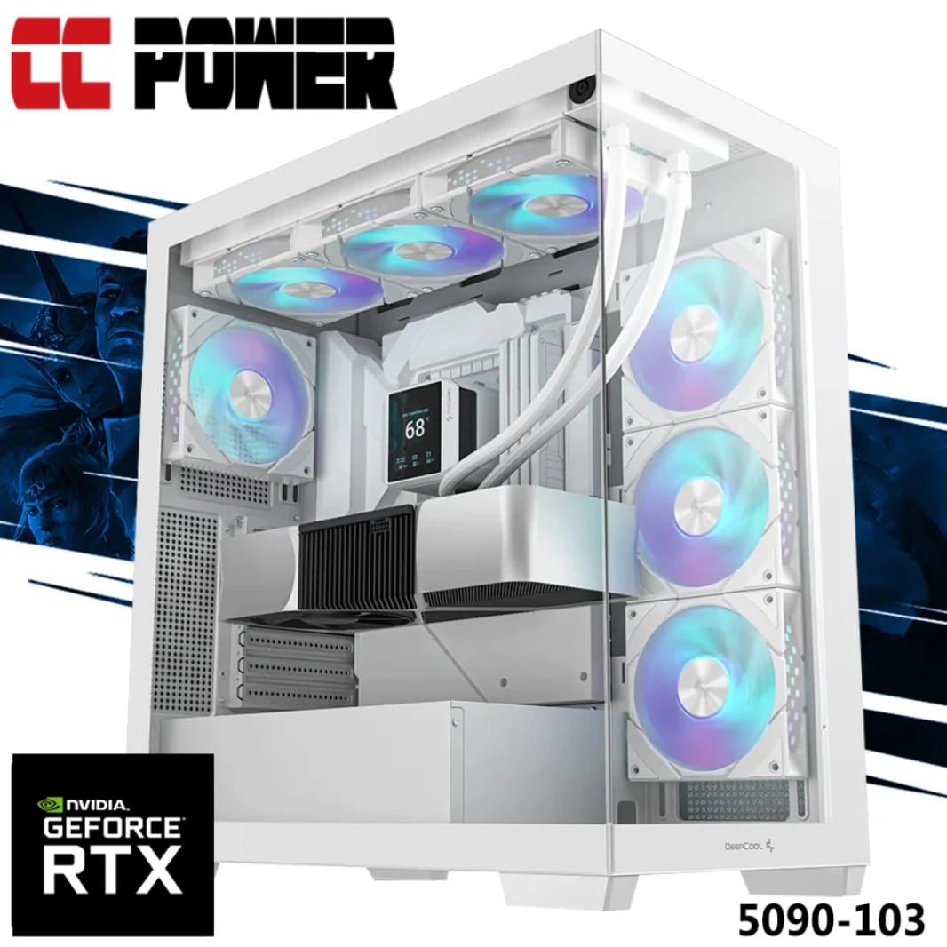 CC Power 5090-103 Gaming PC NEW 9Gen AMD Ryzen 9 9950X3D 8-Cores w/ NEW Nvidia RTX 5090 32GB & Liquid Cooler