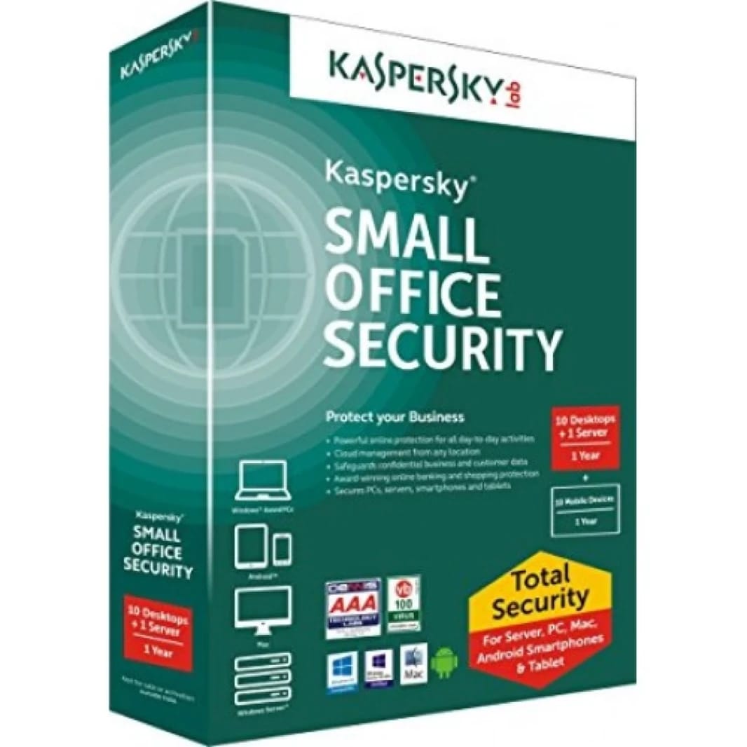 KASPERSKY Labs Small Office Security (1 Server + 10 Users)
