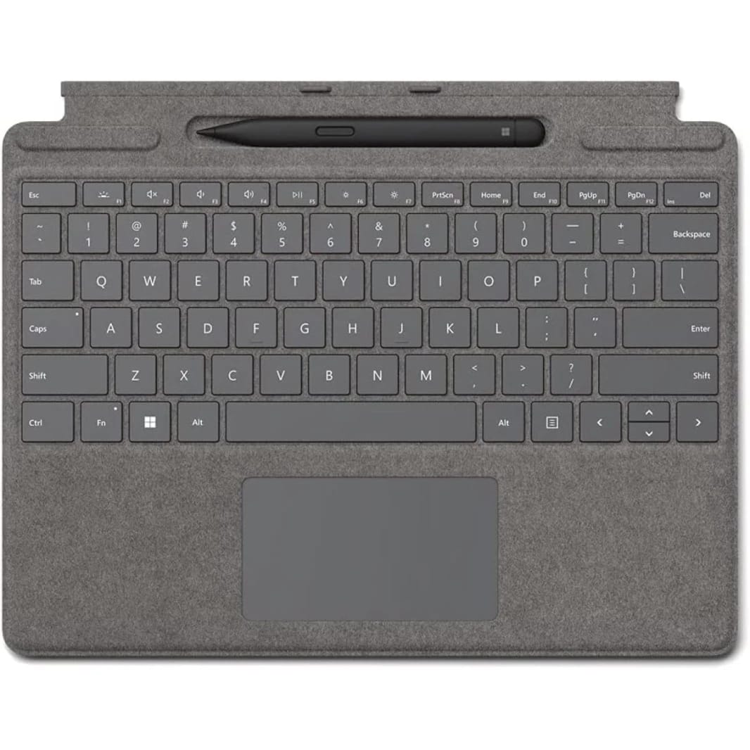 Microsoft Surface Pro Signature Keyboard & Slim Pen 2 Compatible With Surface Pro 8 / Pro X English Layout - Platinum