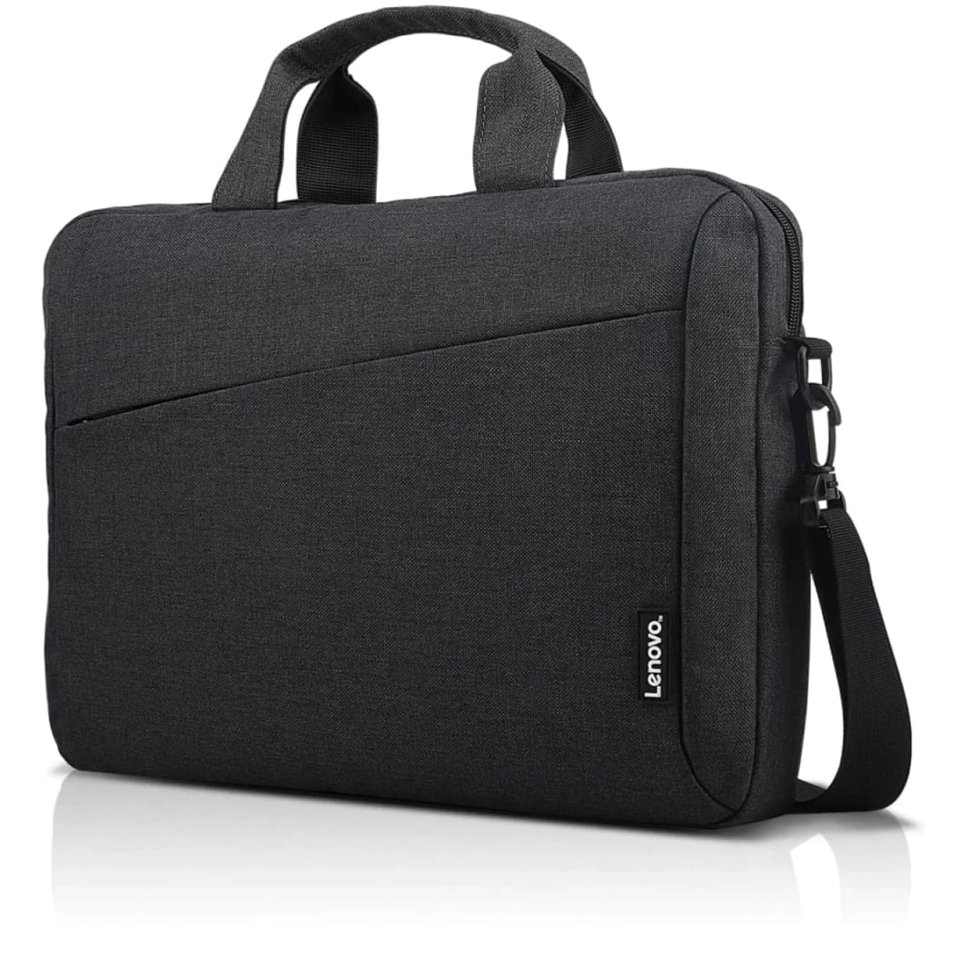 Lenovo Laptop Shoulder Bag T210 for up to 16.0" Laptop Sleek Durable & Water-Repellent Fabric Lightweight Toploader - Black