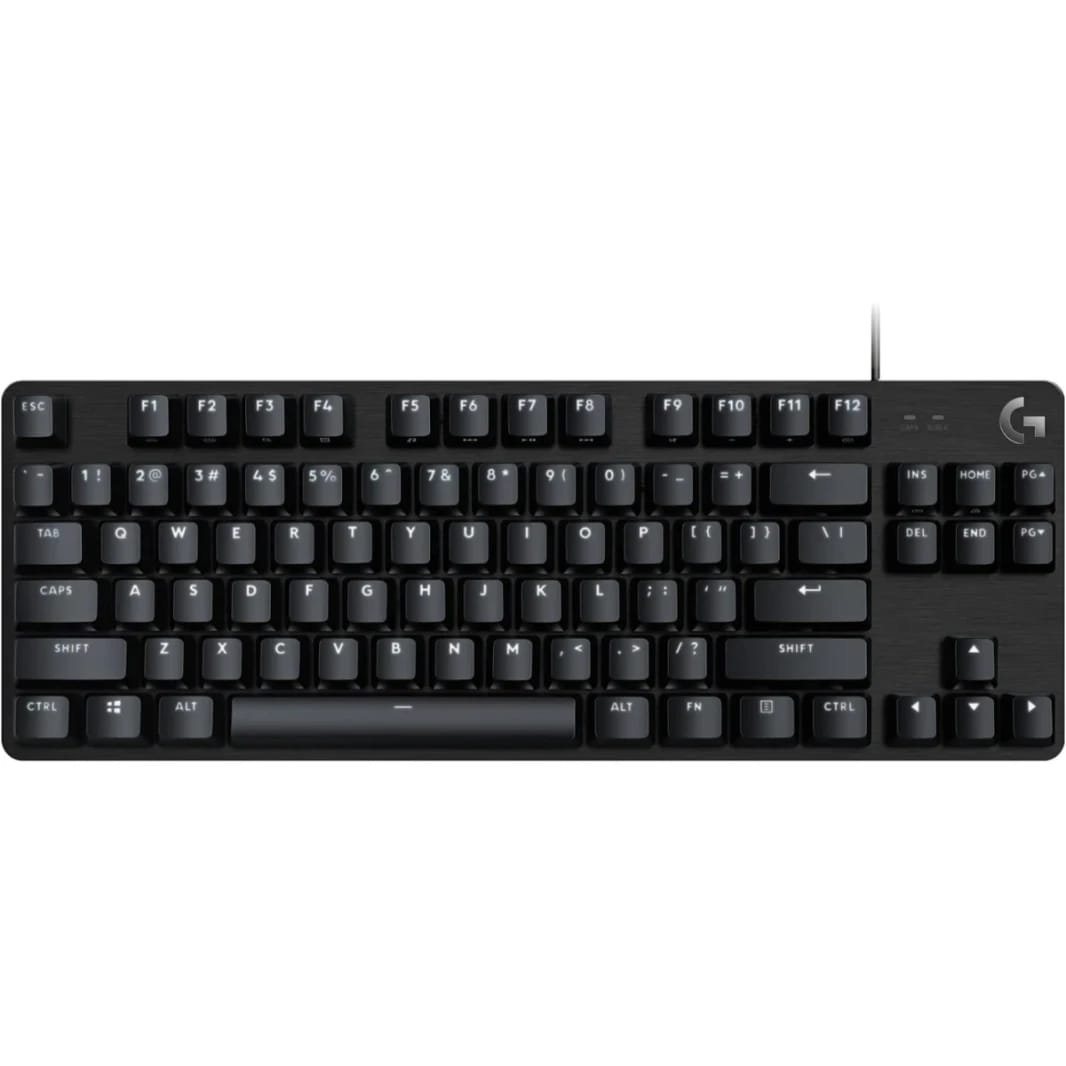 Logitech G413 TKL SE Mechanical Gaming Keyboard - Compact Backlit Keyboard with Tactile Mechanical Switches, Anti-Ghosting, Compatible with Windows, macOS - Black Aluminum